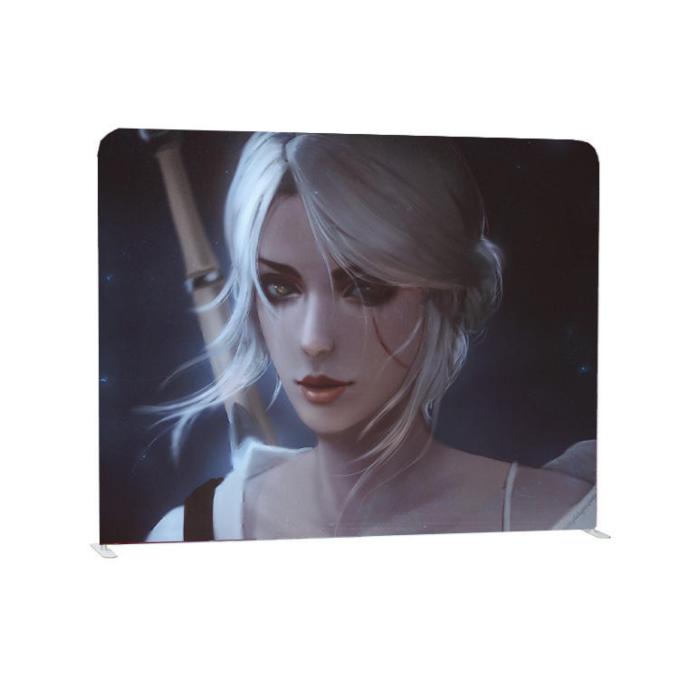 Expo 10-футовый прямой портативный полноцветный стенд для выставок на заказ