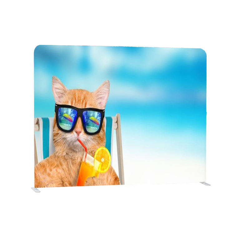 Подставка на заказ, рама большого размера для выставки, натяжная тканевая трубка, баннер, индивидуальный фон