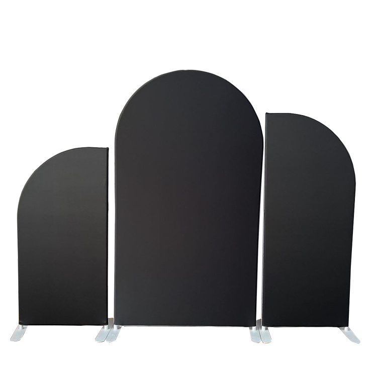 Новый дизайн, сплошной цвет, натяжная ткань, свадебный фон, украшение, арка, подставка