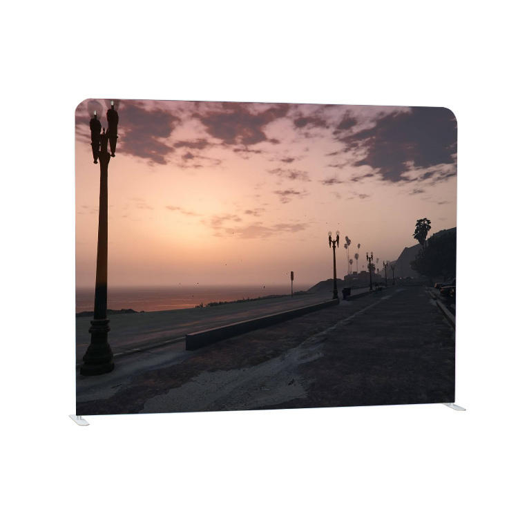 Изготовленная на заказ портативная эластичная подставка для фотобудки с прямым натяжением