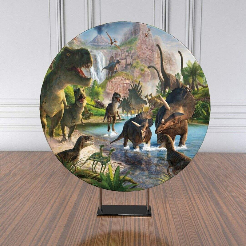 7-футовая алюминиевая металлическая быстрая установка алюминиевой рамы, принадлежности для вечеринок, круглая подставка для фона на день рождения