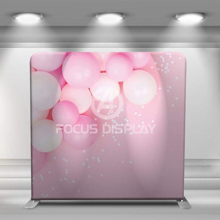 10 футов алюминиевая подставка для трубок, натяжной тканевый фон, планировщик мероприятий, украшение для вечеринки, фотобудка