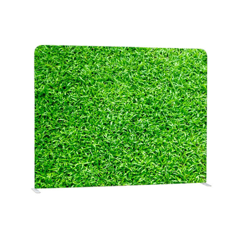 8-футовый портативный прямой алюминиевый каркас, изготовленный на заказ натяжной тканевый наволочка, фон