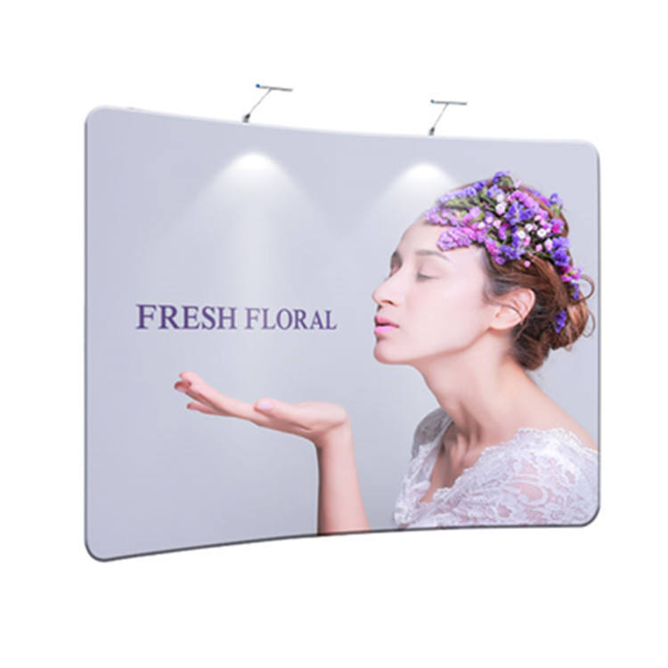 20-футовый портативный фон для выставки натяжной стены из ткани