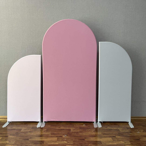 Детские голубые детские розовые цвета с принтом, арка, фон, комбинация стен для свадьбы