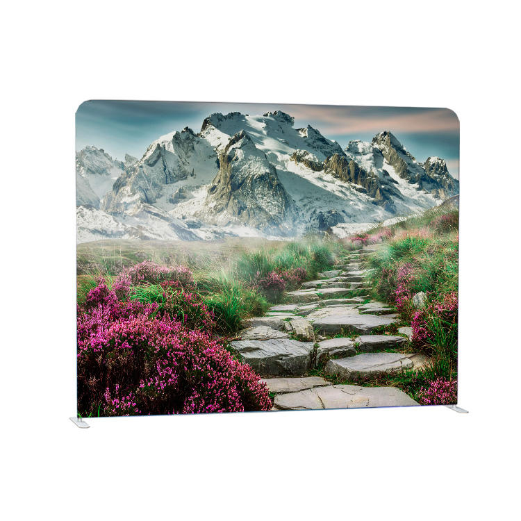 Наволочка с полноцветным принтом по индивидуальному заказу, натяжная ткань, белый настенный фон