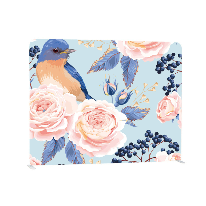 Настенная подставка для труб, отдельно стоящий фон с принтом на заказ с натяжной тканью, фон для дисплея