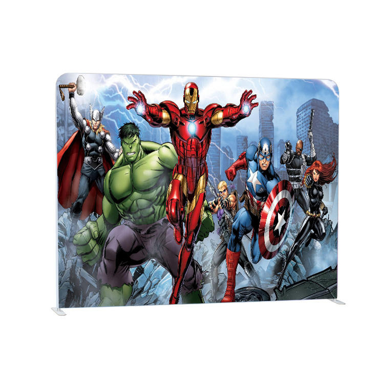 Подставка на заказ, рама большого размера для выставки, натяжная тканевая трубка, баннер, индивидуальный фон