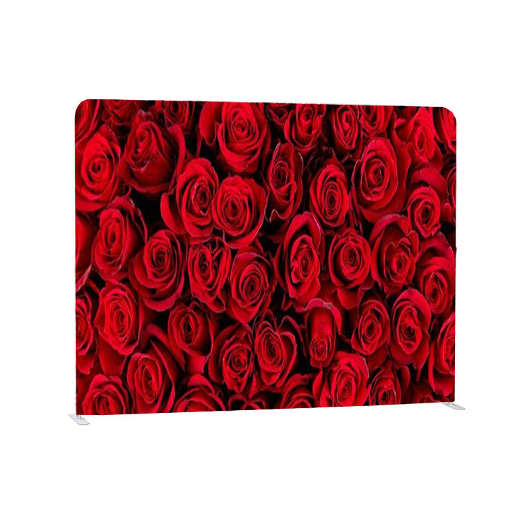 Прямой натяжной тканевый стенд для рекламы, выставочный фон, тканевый стенд для фотографий