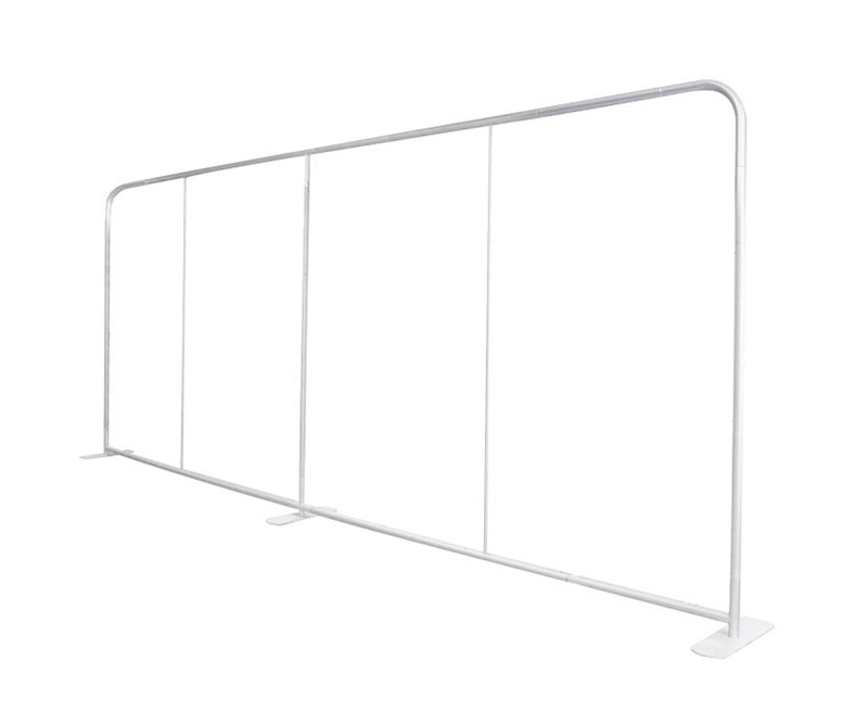 8-футовый портативный прямой алюминиевый каркас, изготовленный на заказ натяжной тканевый наволочка, фон