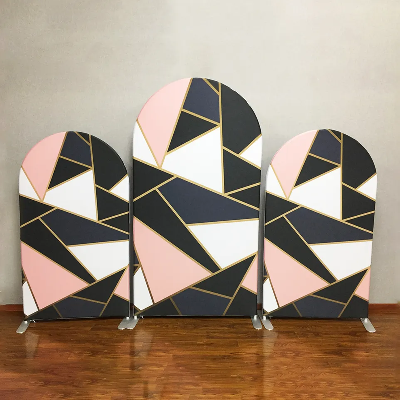 DIY Дизайн Фон Поздравительный Ужин Арка Обложка Половина Арки Рамка Фон