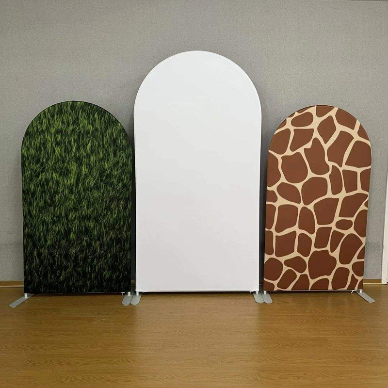 DIY Дизайн Фон Поздравительный Ужин Арка Обложка Половина Арки Рамка Фон