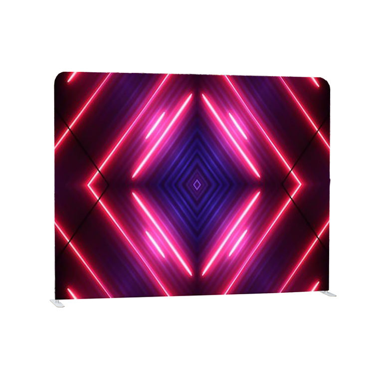 Подставка на заказ, рама большого размера для выставки, натяжная тканевая трубка, баннер, индивидуальный фон