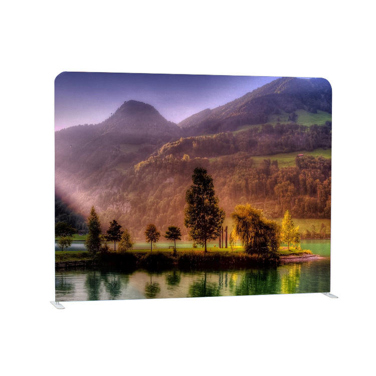 Изготовленная на заказ портативная эластичная подставка для фотобудки с прямым натяжением