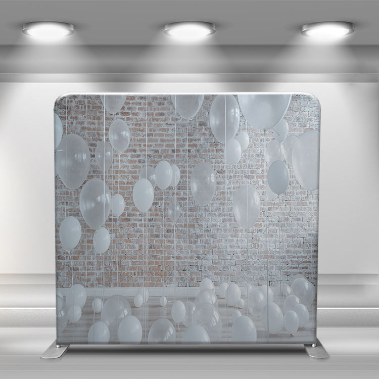 Подставка для дисплея, прямая 8-футовая прямая алюминиевая подставка для трубки, натяжная тканевая наволочка, чехол для вечеринки, фон для фотобудки