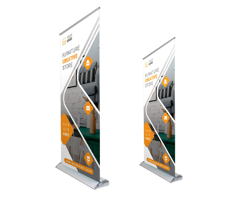 Выдвижной стенд для баннеров, рулонный стенд для баннеров, алюминиевый рулонный стенд для баннеров