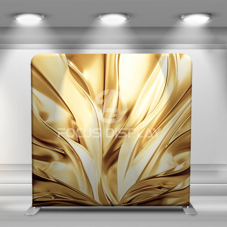 8-футовый прямой натяжной тканевый дисплей, фотобудка, настенная витрина, свадебный фон, фон для мероприятий