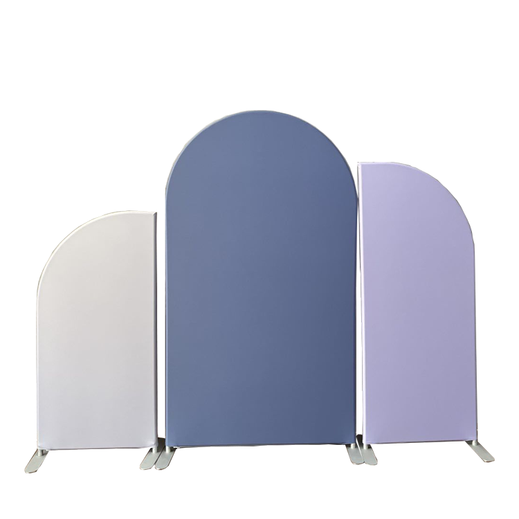 Новый дизайн, сплошной цвет, натяжная ткань, свадебный фон, украшение, арка, подставка