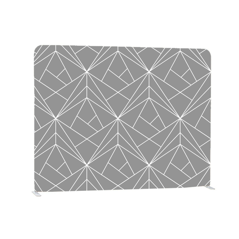 Удивительный тканевый наволочка с прямым натяжением шириной 20 футов, изготовленная на заказ подставка для фона