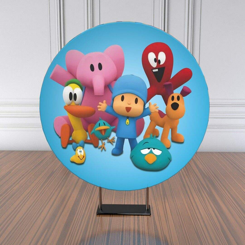 6,6 футов популярный мультяшный необычный принт с воздушным шаром на день рождения, подставка для вечеринки