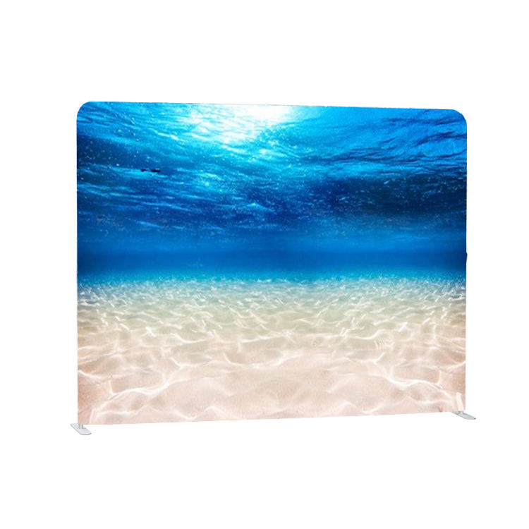 Портативный высококачественный прямой натяжной тканевый белый фон для фотосъемки на заказ