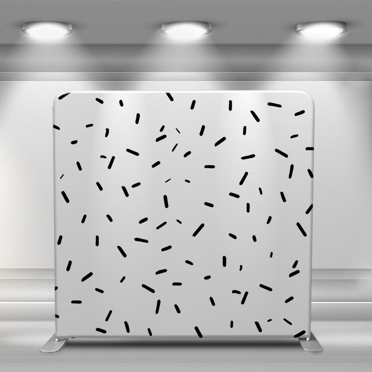 Портативная высококачественная прямая натяжная ткань, белая настенная фотобудка, фон для фотосъемки