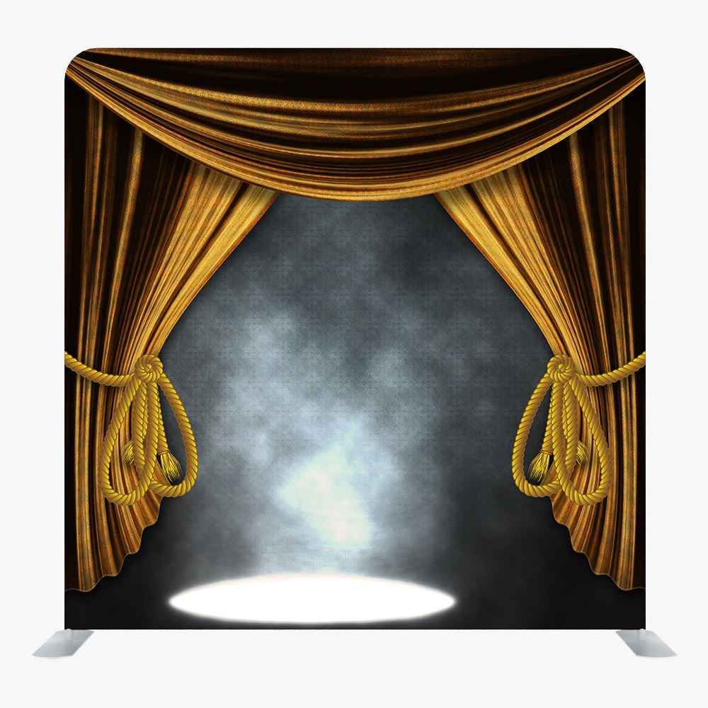 Портативный алюминиевый дисплей натяжной ткани для уличной выставки, выставки, складной стенд, фон для фотобудки