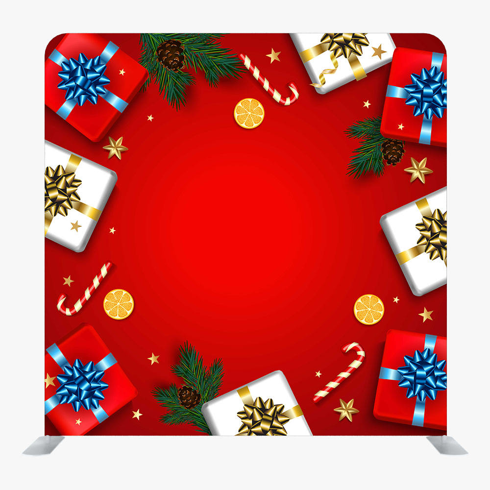 Портативный алюминиевый дисплей натяжной ткани для уличной выставки, выставки, складной стенд, фон для фотобудки