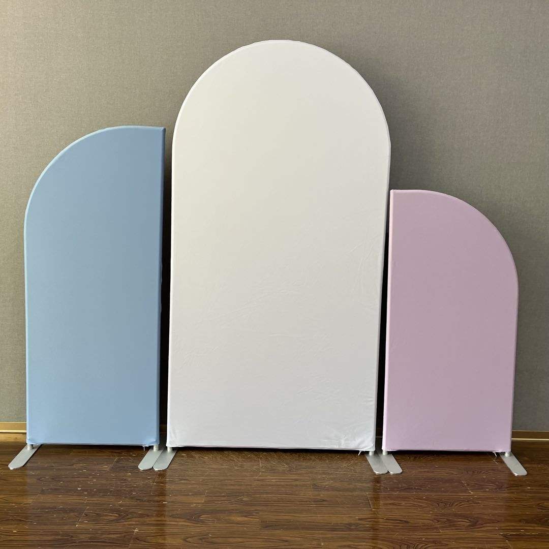 Детские голубые детские розовые цвета с принтом, арка, фон, комбинация стен для свадьбы