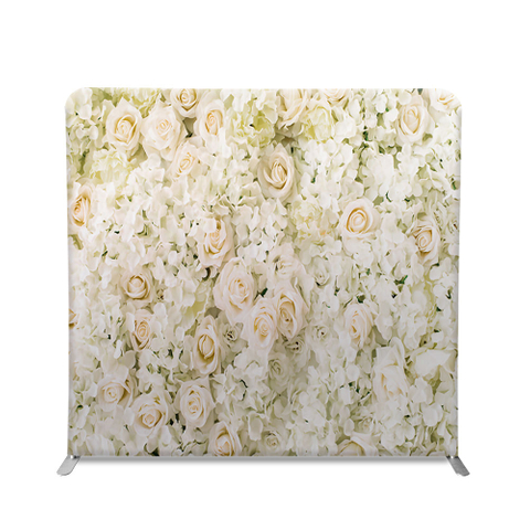 Горячая продажа напрямую с фабрики, 8-футовая прямая подставка, алюминиевая рама, натяжная ткань, фон для фотобудки, 8-футовая портативная задняя стенка