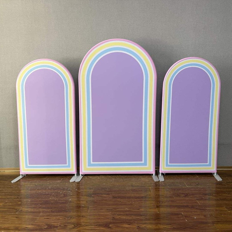 Праздничное цветочное украшение, рама, свадебная арка, тканевая рамка, подставка, настенный фон