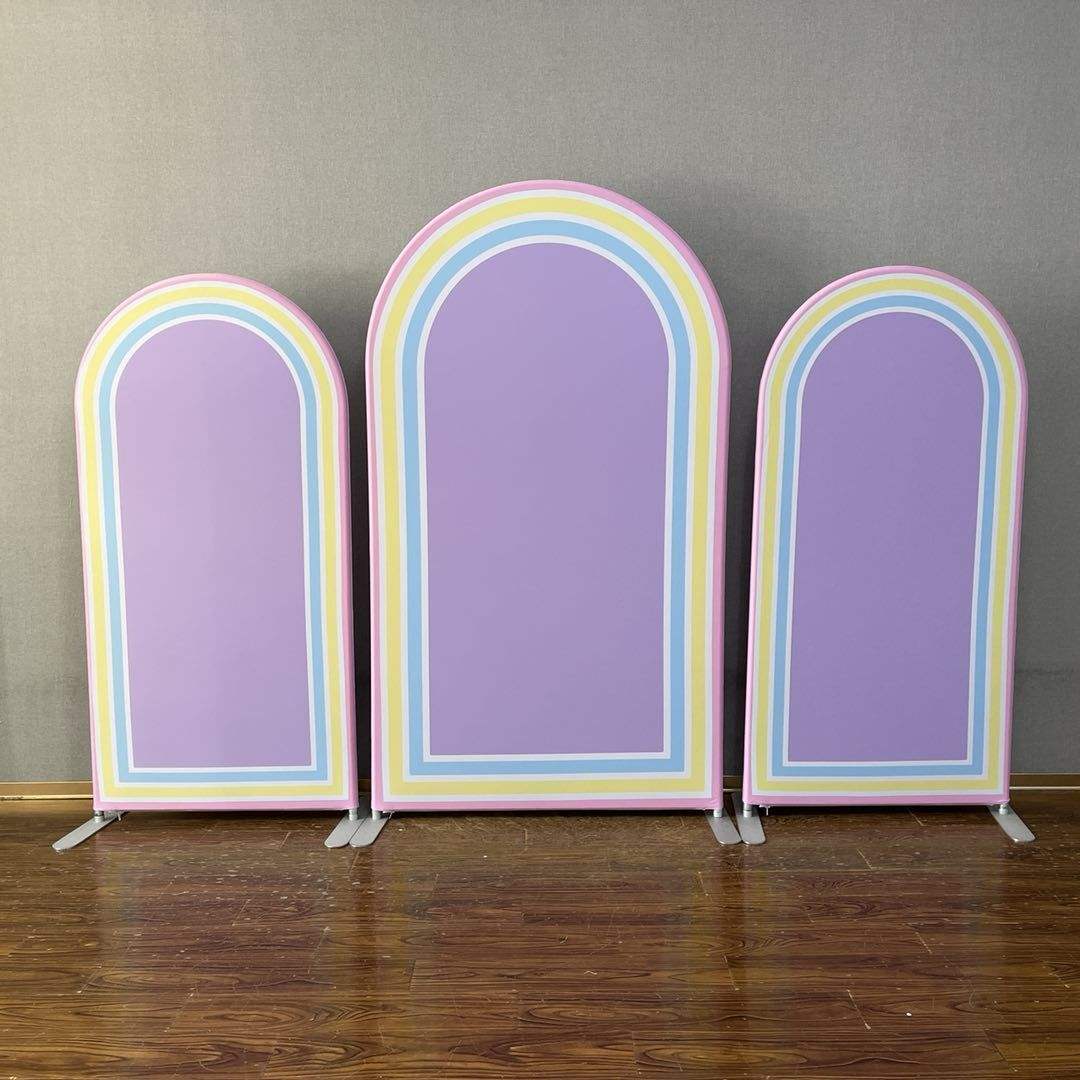 Праздничное цветочное украшение, рама, свадебная арка, тканевая рамка, подставка, настенный фон