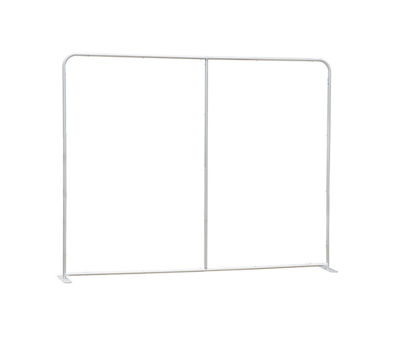 Индивидуальная полноцветная портативная подставка для фона из натяжной ткани белого цвета