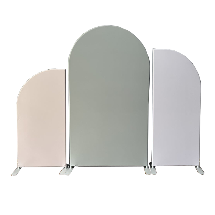 Новый дизайн, сплошной цвет, натяжная ткань, свадебный фон, украшение, арка, подставка