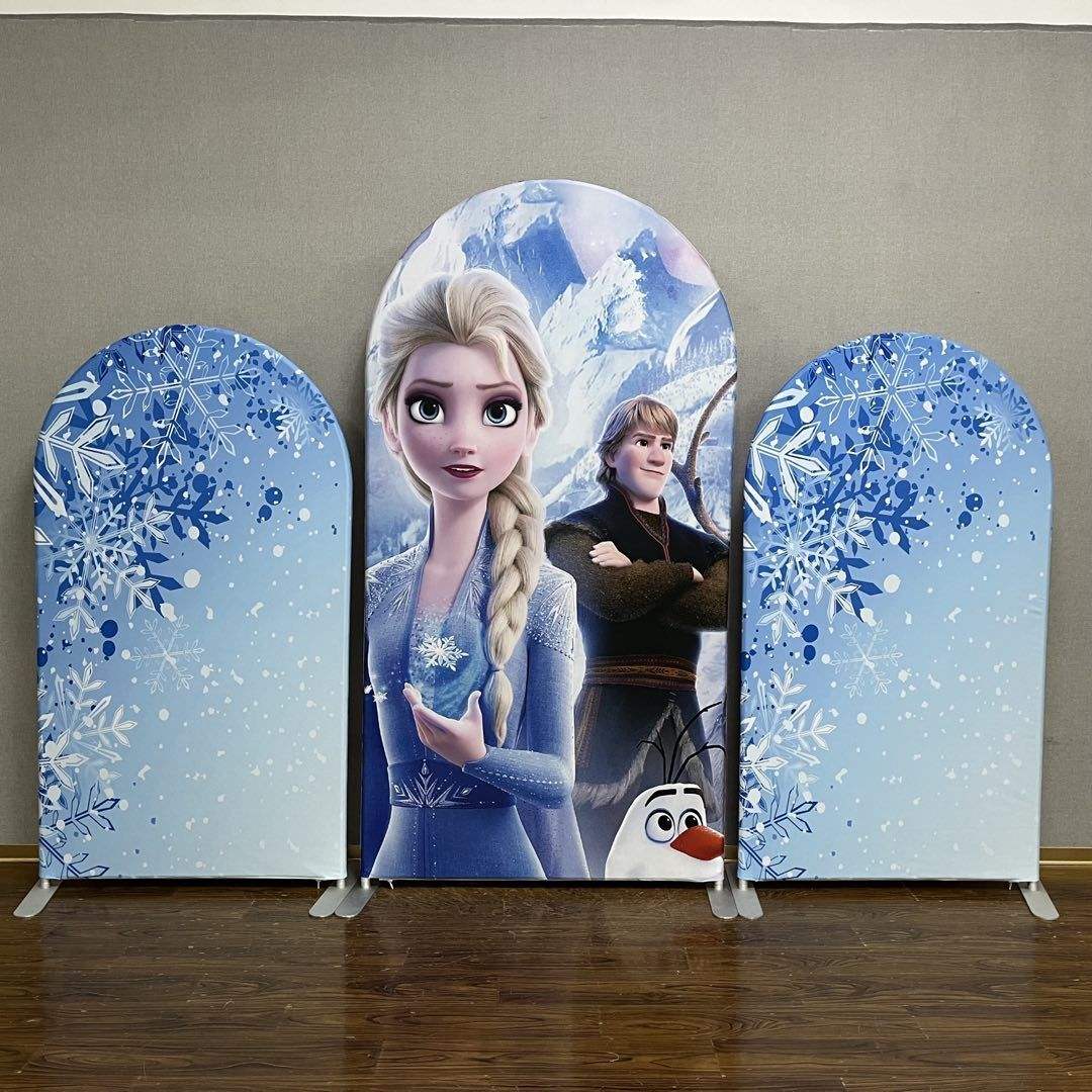 Набор складных алюминиевых арочных подставок для дня рождения, детского душа, вечеринок, свадебных украшений, с крышкой