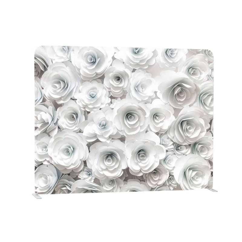 Expo 10-футовый прямой портативный полноцветный фон из полиэстера с натяжением для фотостудии