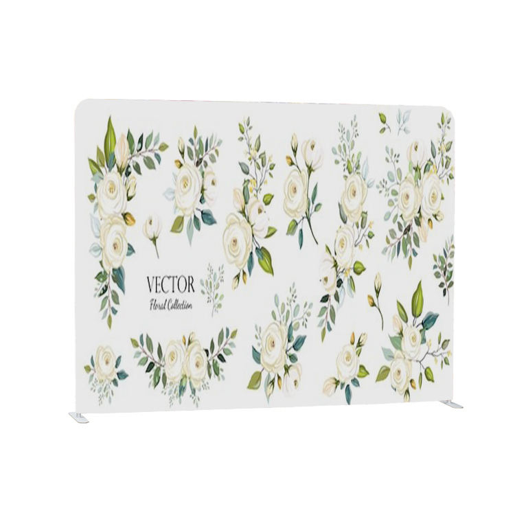 Подставка на заказ, рама большого размера для выставки, натяжная тканевая трубка, баннер, индивидуальный фон