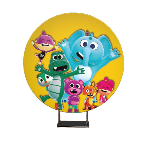 6,6 футов популярный мультяшный необычный принт с воздушным шаром на день рождения, подставка для вечеринки