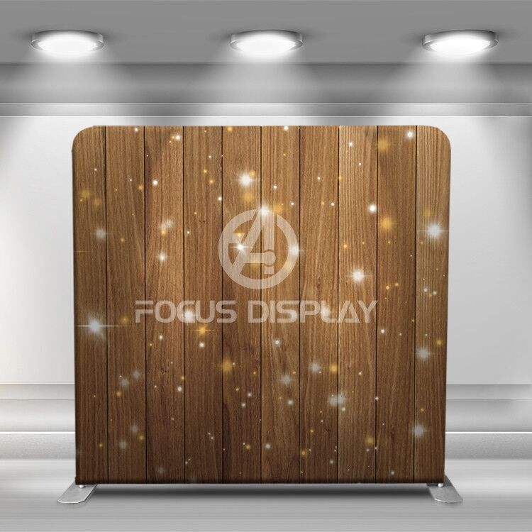 Алюминиевая подставка для трубок, натяжная ткань, украшение для вечеринок, мероприятий, моющаяся наволочка, фон