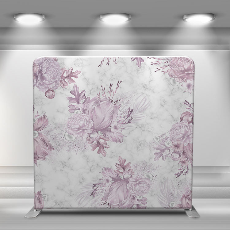 Прямая алюминиевая рама, подставка для фона из спандекса с круглой трубчатой ​​стеной, портативная натяжная ткань для фотографий