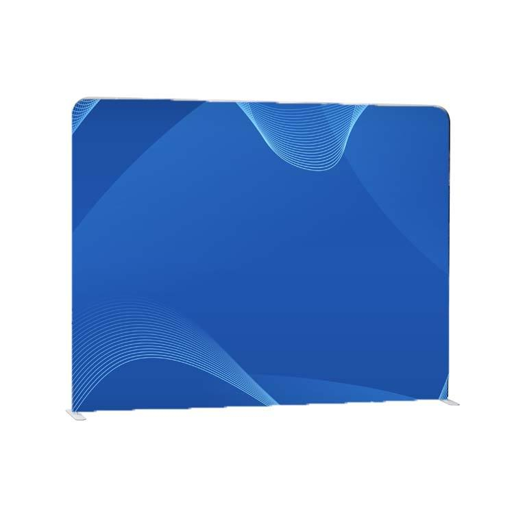 Стандартный портативный 8-футовый наволочка с алюминиевой рамой натяжной тканевый фон для мероприятий на заказ для фотобудки