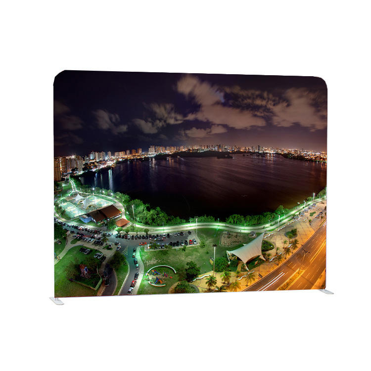 Expo 10-футовый прямой портативный полноцветный стенд для выставок на заказ