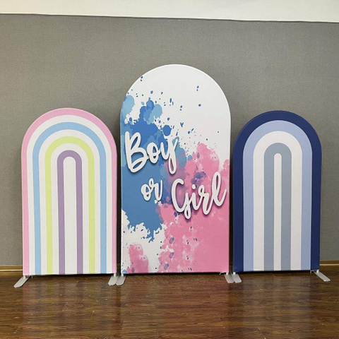 Набор складных алюминиевых арочных подставок для дня рождения, детского душа, вечеринок, свадебных украшений, с крышкой