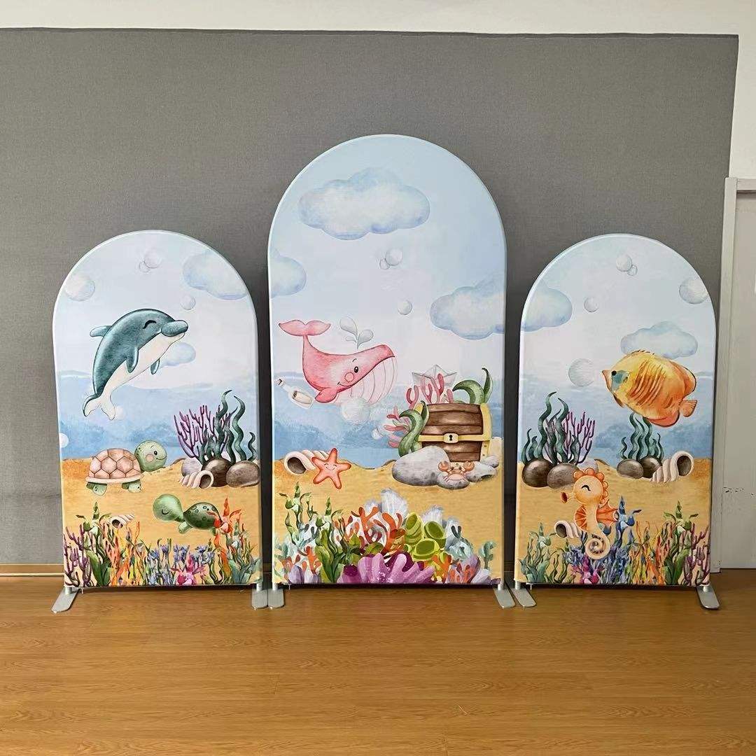 Праздничное цветочное украшение, рама, свадебная арка, тканевая рамка, подставка, настенный фон