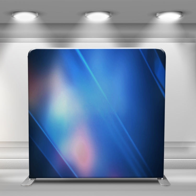 Натяжная тканевая трубка, фон для дисплея, стенд, настенная, экономичная, гибкая, внутренняя настенная система для выставок со светодиодными лампами
