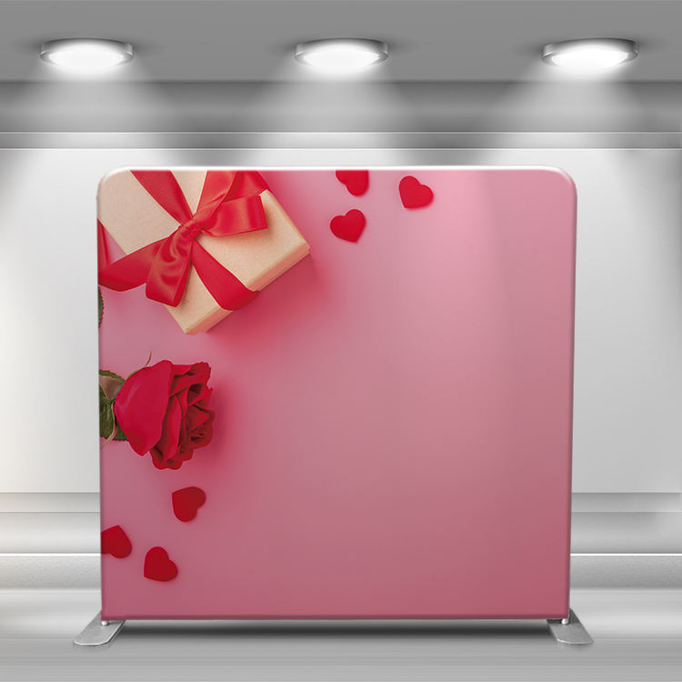 Простая установка 10x8 футов алюминиевая натяжная тканевая рамка фон для фотобудки